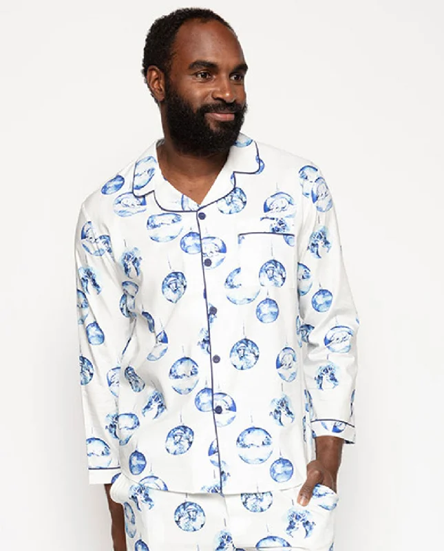 Riley Mens Bauble Print Pyjama Top