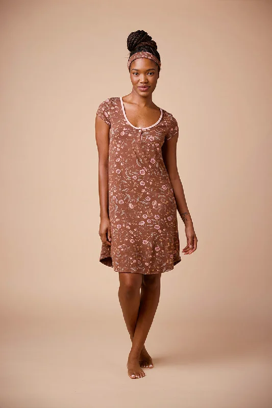 Emmy Flower Brown / Medium