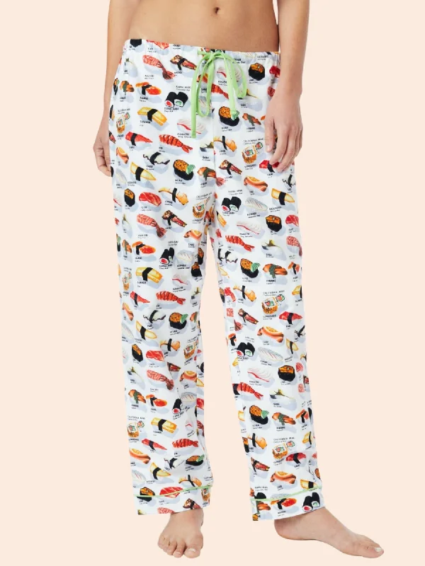 Sushi Cotton Pant - White