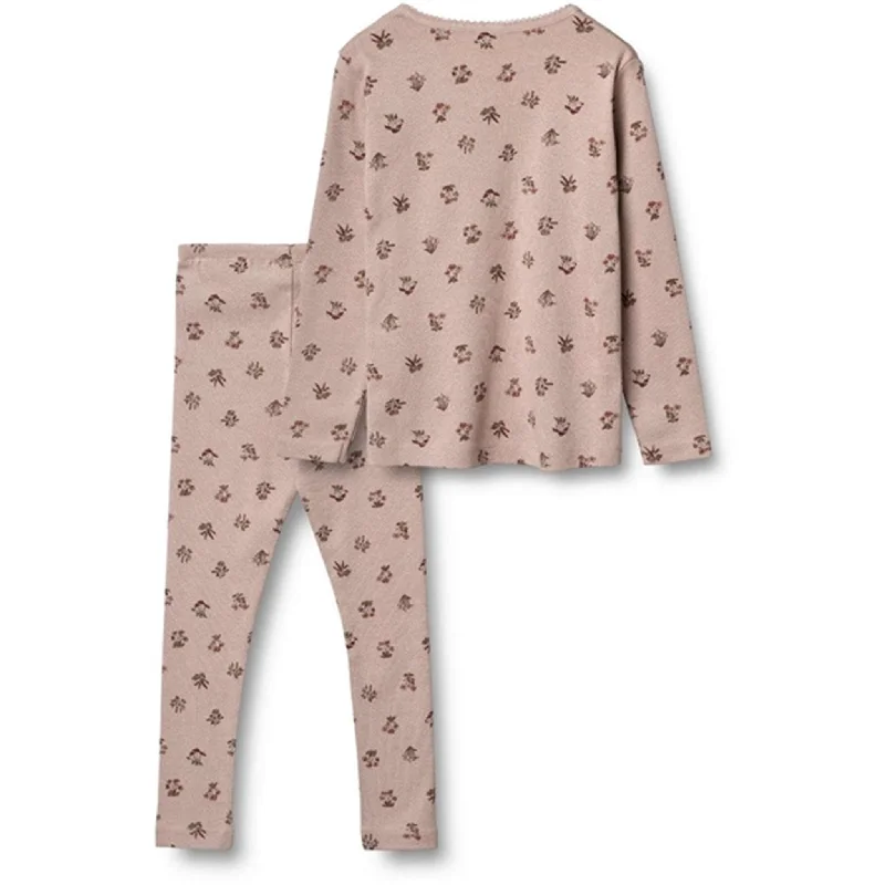 Wheat Dark Powder Flowers Madeline Nightwear