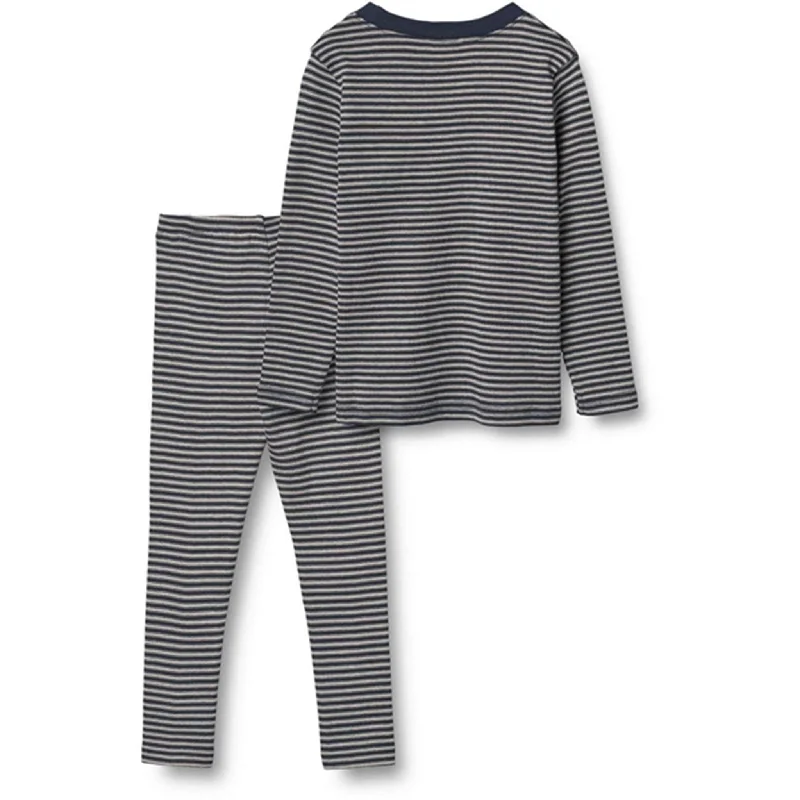 Wheat Navy Stripe Mads Nightwear