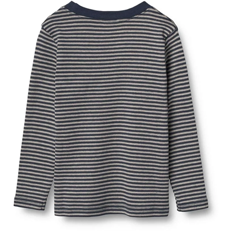 Wheat Navy Stripe Mads Nightwear