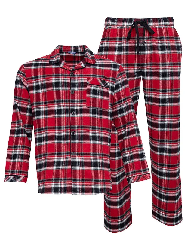 Windsor Mens Super Cosy Check Pyjama Set