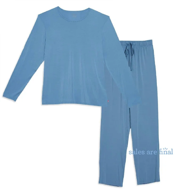 winter sky Modal Long Sleeve PJs - Men