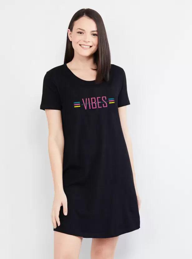 Women Nighty  (Black)