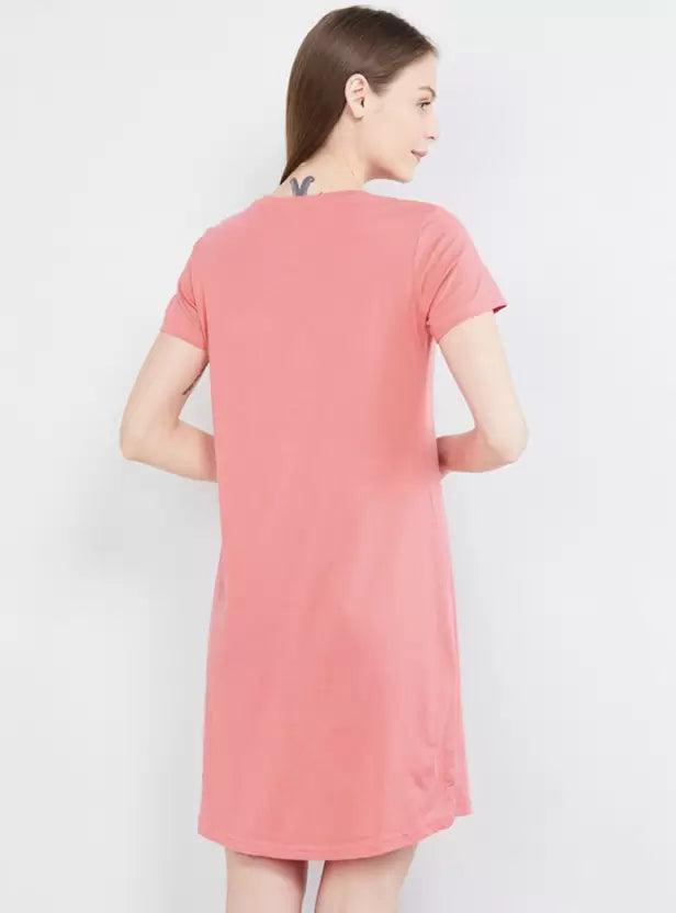 Women Nighty  (Pink)