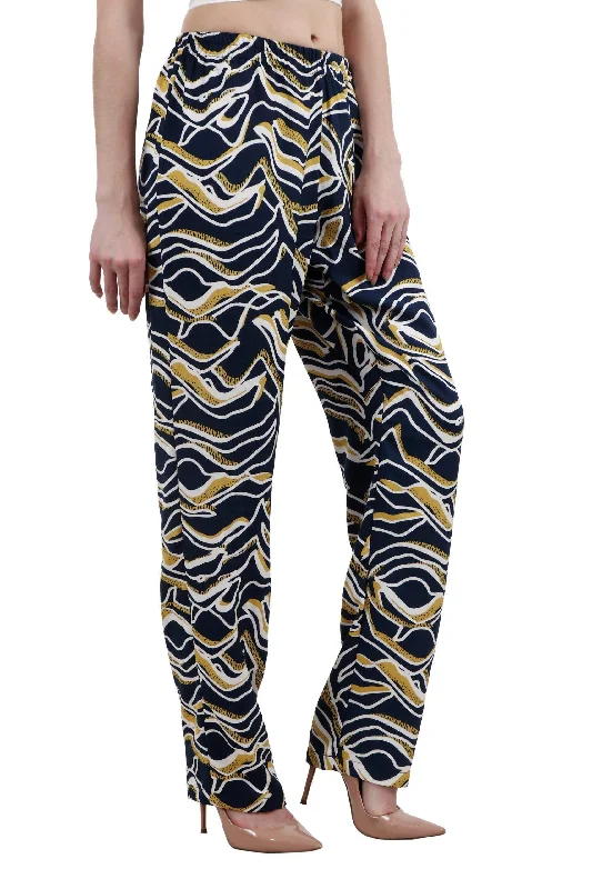 Blue & Yellow Whale Printed Pyjamas