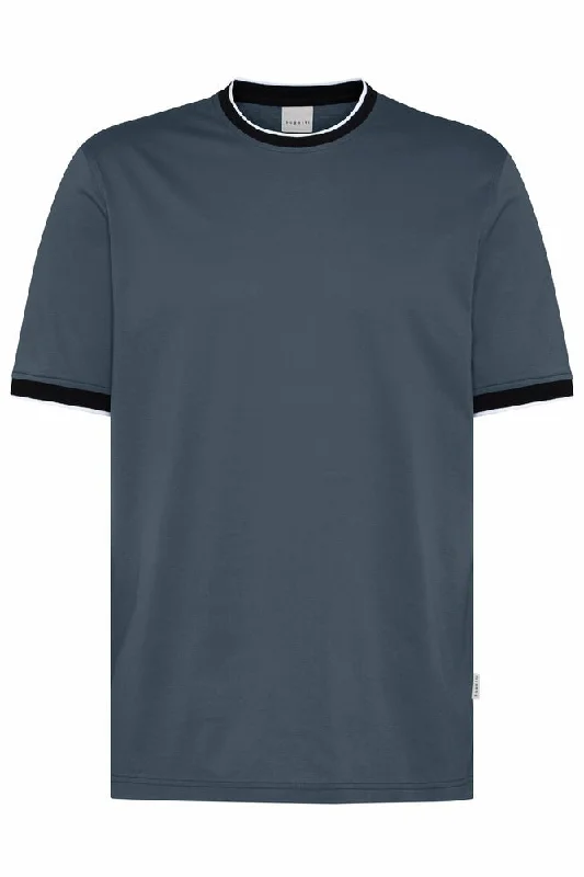 BUGATTI Crew Neck T Shirt MIDNIGHT GREY