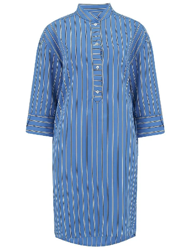 Delphi Cotton Stripe Sleepshirt