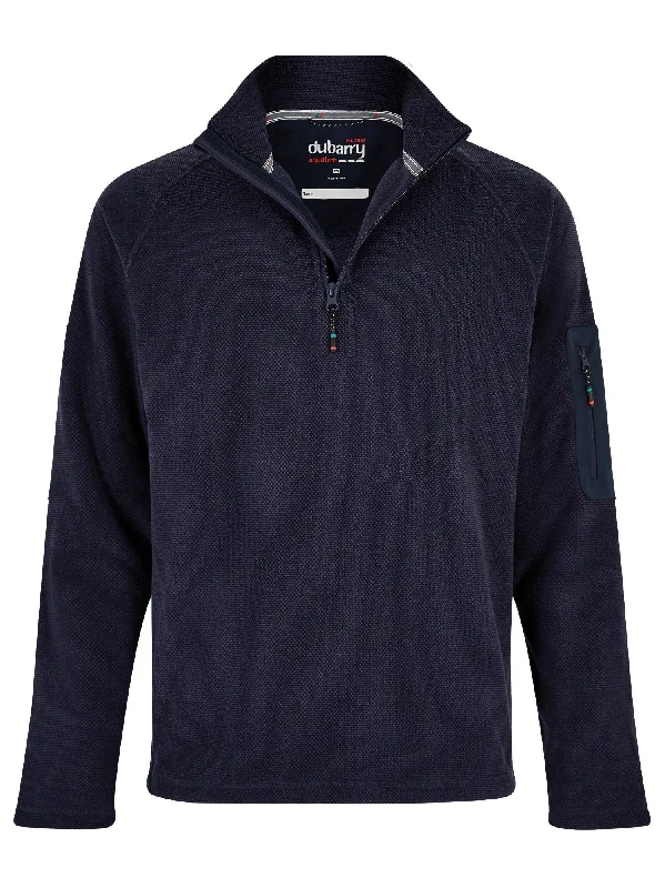 DUBARRY Monaco Unisex 1/4 zip Fleece Sweater NAVY (Online only)*