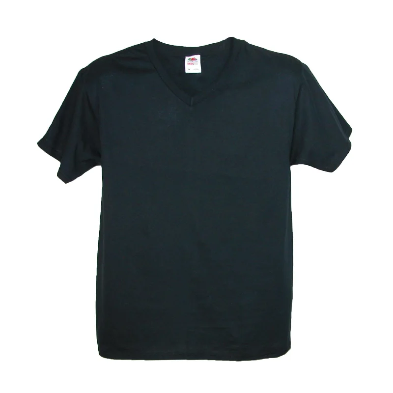 Fruit of the Loom Men's V Neck Cotton T Shirt