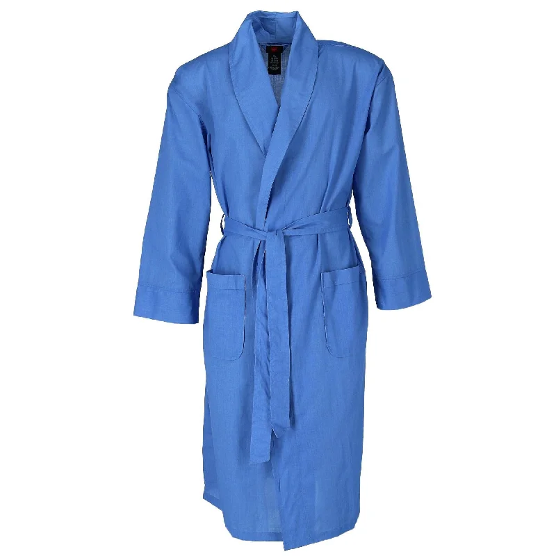 Hanes Men's Lightweight Woven Broadcloth Robe