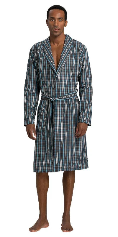 Hanro Men's Night & Day Plaid Robe