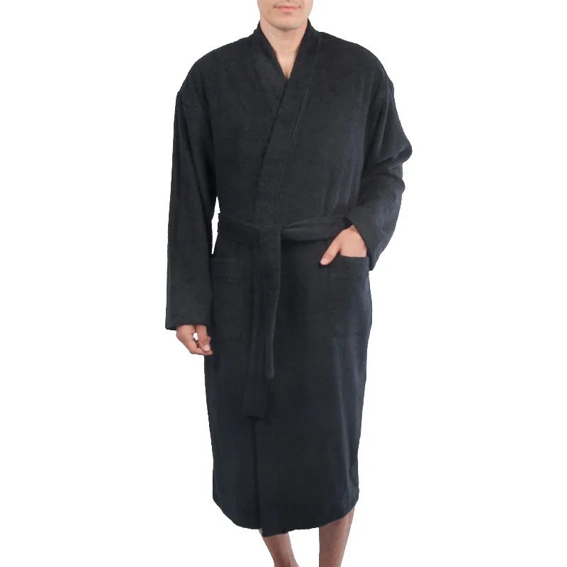 Residence Loop Terry Velour Kimono Robe