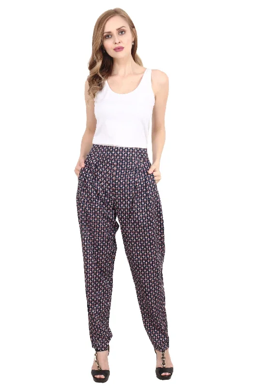 Triangular Graphic Printed Trousers