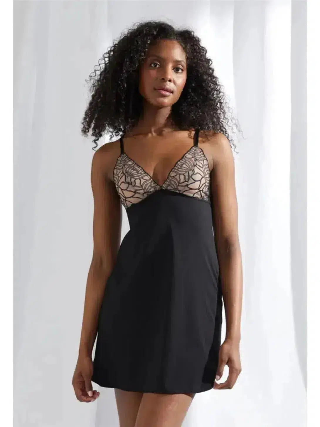 Black Sand Bardot Chemise