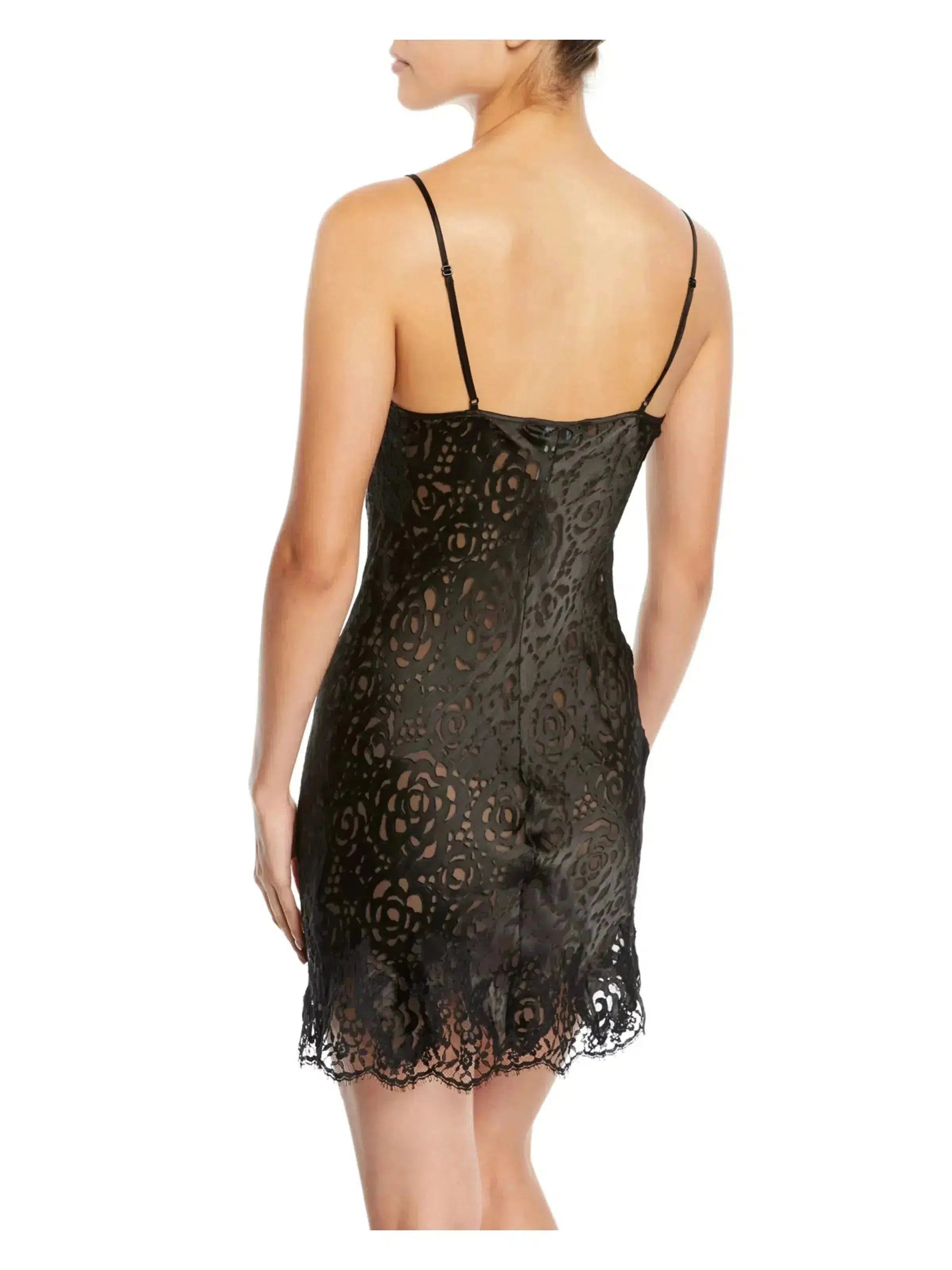 Lise Charmel Black Dressing Floral chemise