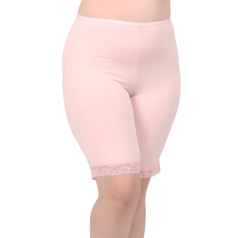 Lux Cotton Modal Anti Chafing Slipshort 11"" | Pink