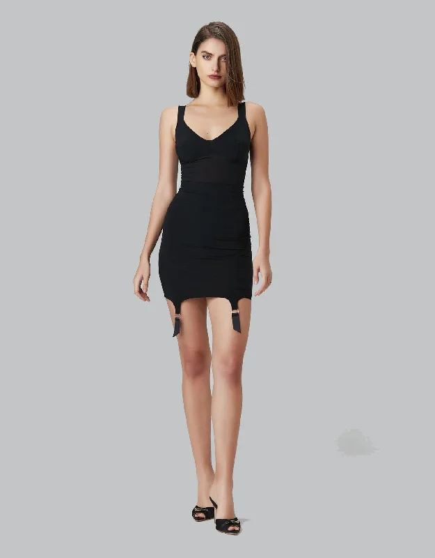 Grid Underdress Black