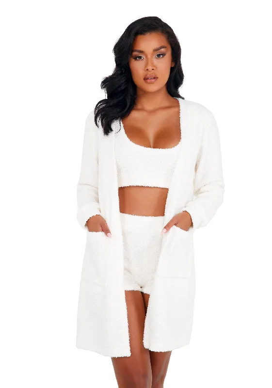 Cozy & Comfy Fuzzy Robe with Pockets