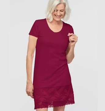 Lusome-Gabriela Nightie with lace-LF21-263