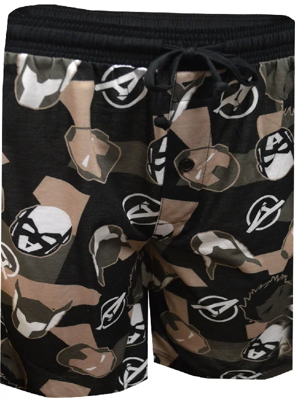 Marvel Comics Avengers Camo Sleep Shorts