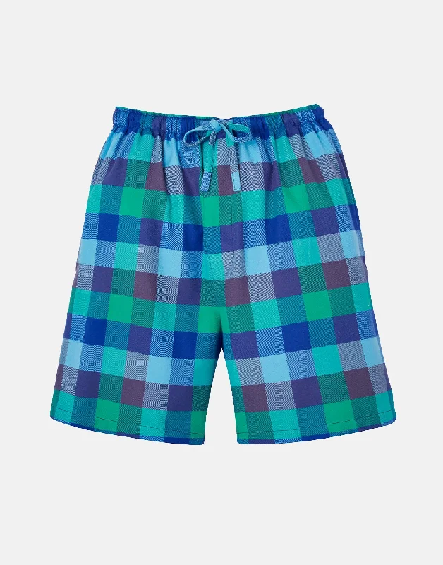 Men's Brushed Cotton Sleep Shorts – Blue Shire Square