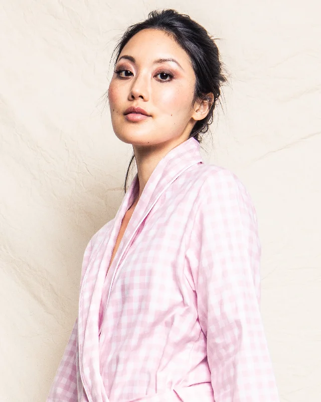 womens-pink-gingham-robe